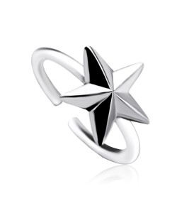 Ear Cuff Plain Star EC1-05